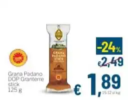 Aldel Discount Grana Padano DOP Granterre stick offerta