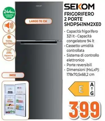 Sekom frigorifero 2 porte