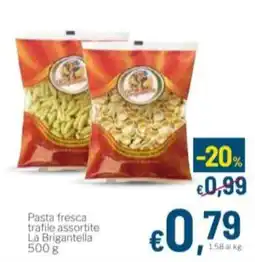 Aldel Discount Pasta fresca trafilate assortite La Brigantella offerta