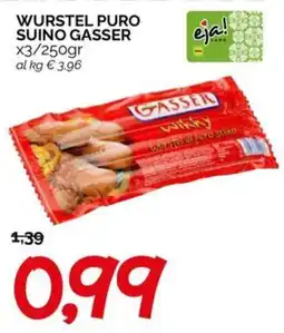 Hardis Wurstel puro suino Gasser offerta