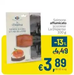 Aldel Discount Salmone affumicato scozzese La Dispensa offerta