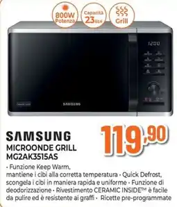 Extracoop Samsung microonde grill offerta