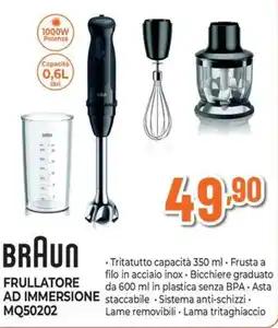 Extracoop Braun frullatore ad immersione offerta