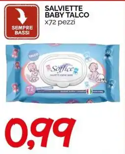 Hardis Salviette baby talco Soffice offerta