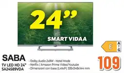 Extracoop SABA TV LED HD 24" offerta