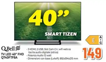 Q.Bell TV LED 40" FHD