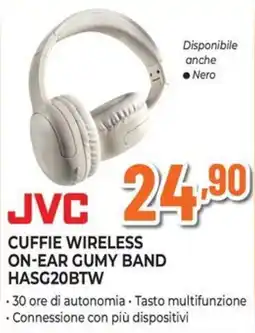 Extracoop JVC Cuffie wireless on-ear gumy band offerta