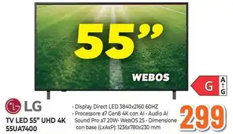 Extracoop LG TV LED 55" UHD 4K offerta