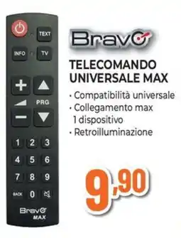Extracoop Telecomando universale Bravo MAX offerta