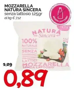 Hardis Mozzarella Natura Sincera senza lattosio offerta
