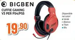 Extracoop Bigben cuffie gaming v3 per ps4/ps5 offerta