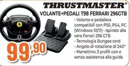 Extracoop Thrustmaster volante+pedali t98 ferrari 296gtb offerta