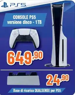 Extracoop Console PS5 versione disco - 1TB offerta