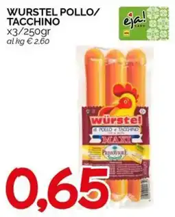 Hardis Würstel di pollo e tacchino offerta