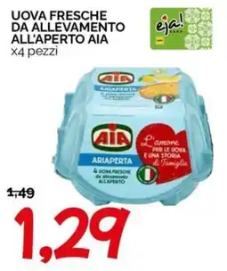 Hardis Uova fresche da allevamento all'aperto AIA offerta