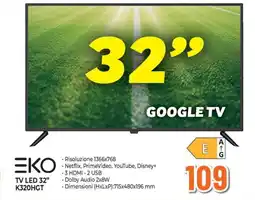 Extracoop Eko TV LED 32" offerta