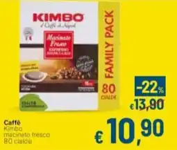 Aldel Discount Caffè Kimbo macinato fresco offerta