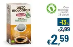 Aldel Discount Orzo biologico Crastan offerta