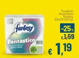 Aldel Discount Fantasy Tovaglioli offerta