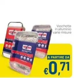Aldel Discount Vaschette in alluminio offerta