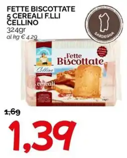 Hardis Fette biscottate 5 cereali Cellino offerta