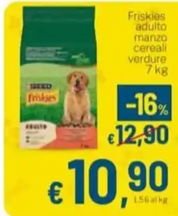 Aldel Discount Friskies adulto manzo cereali verdure offerta