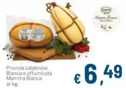 Aldel Discount Provola calabrese Bianca e affumicata Mamma Bianca offerta