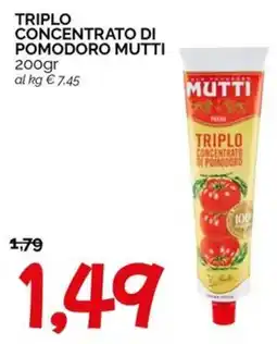 Hardis Triplo concentrato di pomodoro Mutti offerta
