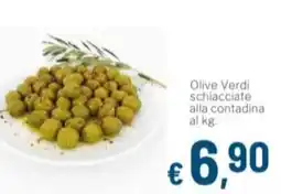 Aldel Discount Olive Verdi schiacciate alla contadina offerta