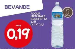 Hardis Acqua naturale Boschetta offerta