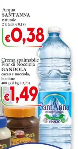 D'Italy Acqua sant'anna offerta
