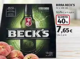 Ipercoop Birra beck's offerta