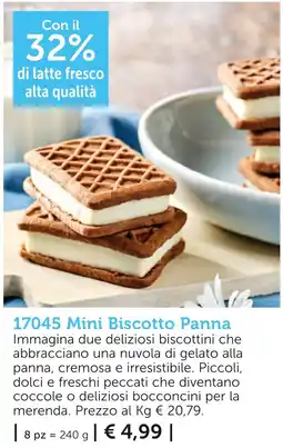 Bofrost Mini Biscotto Panna offerta