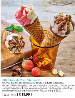 Bofrost Mix di Coni "de Luxe" offerta