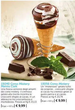 Bofrost Cono Mistery Menta Ciok or Cono Mistery offerta