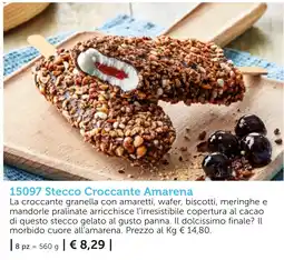 Bofrost Stecco Croccante Amarena offerta