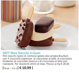 Bofrost Mini Stecchi 4 Gusti offerta