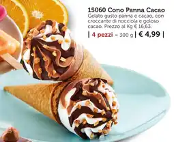 Bofrost Cono Panna Cacao offerta