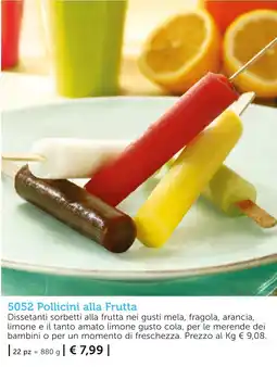 Bofrost Pollicini alla Frutta offerta