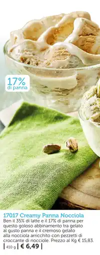 Bofrost Creamy Panna Nocciola offerta