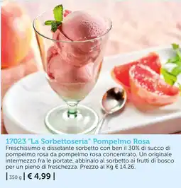 Bofrost La Sorbettoseria Pompelmo Rosa offerta