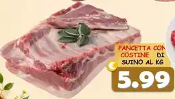 MercADone Pancetta con costine di suino offerta