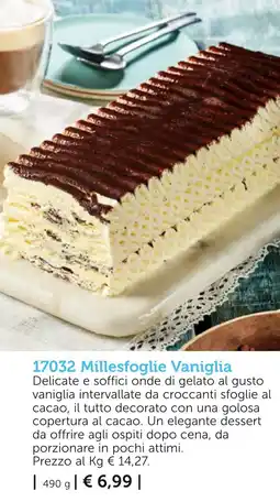 Bofrost Millesfoglie Vaniglia offerta