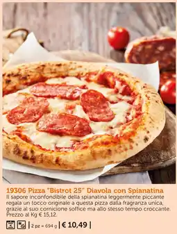 Bofrost Pizza "Bistrot 25" Diavola con Spianatina offerta