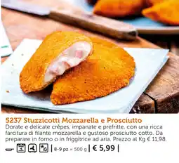 Bofrost Stuzzicotti Mozzarella e Prosciutto offerta