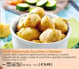 Bofrost Spizzichelle Zucchine e Gamberi offerta