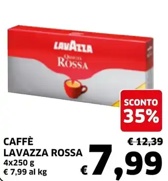 Ecu Discount Lavazza Rossa Caffè 4x250g offerta