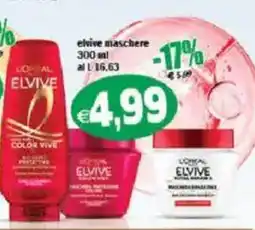 Il Castoro Supermercati L'Oreal Elvive maschera offerta