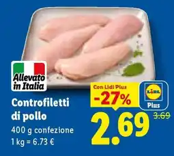 Lidl Controfiletti di pollo offerta