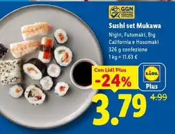 Lidl Sushi set Mukawa offerta